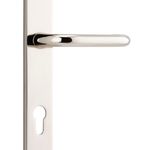 14344E85 - Oslo Lever - Rectangular Backplate - Polished Nickel - Entrance