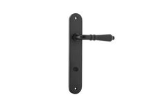 12724P85 - Sarlat Lever - Oval Backplate - Matt Black - Privacy