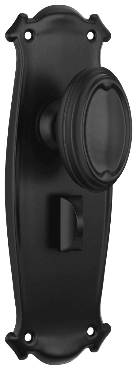 Bungalow Door Knob - Long Backplate