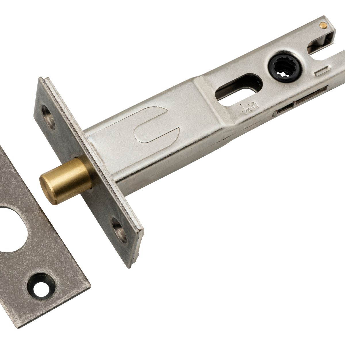 20585 - Privacy Bolt - Round - 70mm Backset - Distressed Nickel