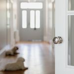 0218 - Paddington Knob - Round Rose - Polished Nickel - Passage