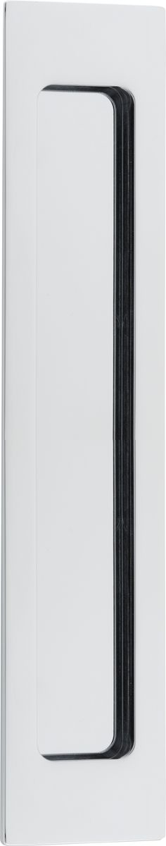 21783 - Rectangular Flush Pull - Polished Chrome - Passage