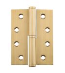 2846 - Lift Off Hinge - LH H100xW75mm - Brushed Brass