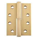 2846 - Lift Off Hinge - LH H100xW75mm - Brushed Brass