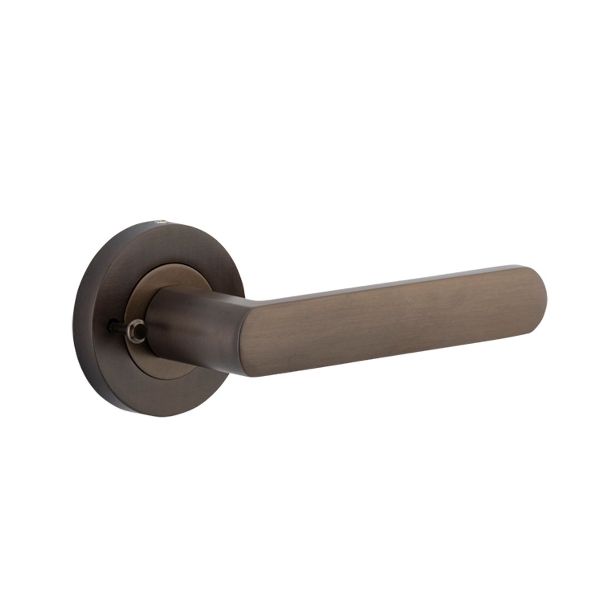 20771KIBPRIV60 - Osaka Lever - Round Rose (Inbuilt Privacy) - Signature Brass - Privacy