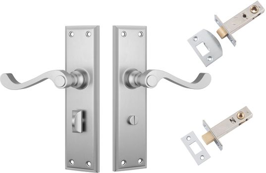 Milton Lever - Long Backplate Privacy Set