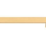 20956 - Osaka Cabinet Pull - CTC128mm - Brushed Brass
