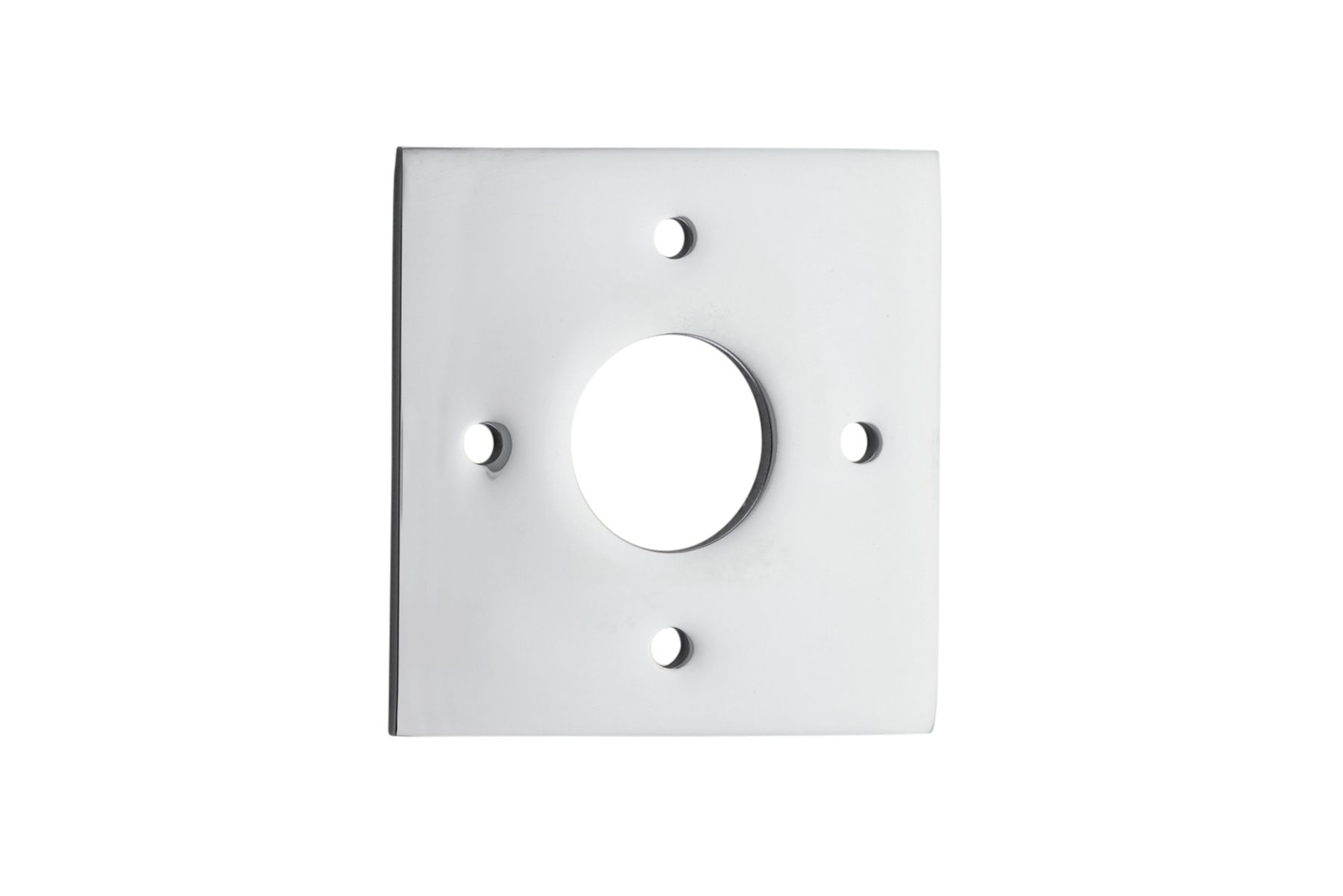 0244 - Adaptor Plate - Square - Polished Chrome