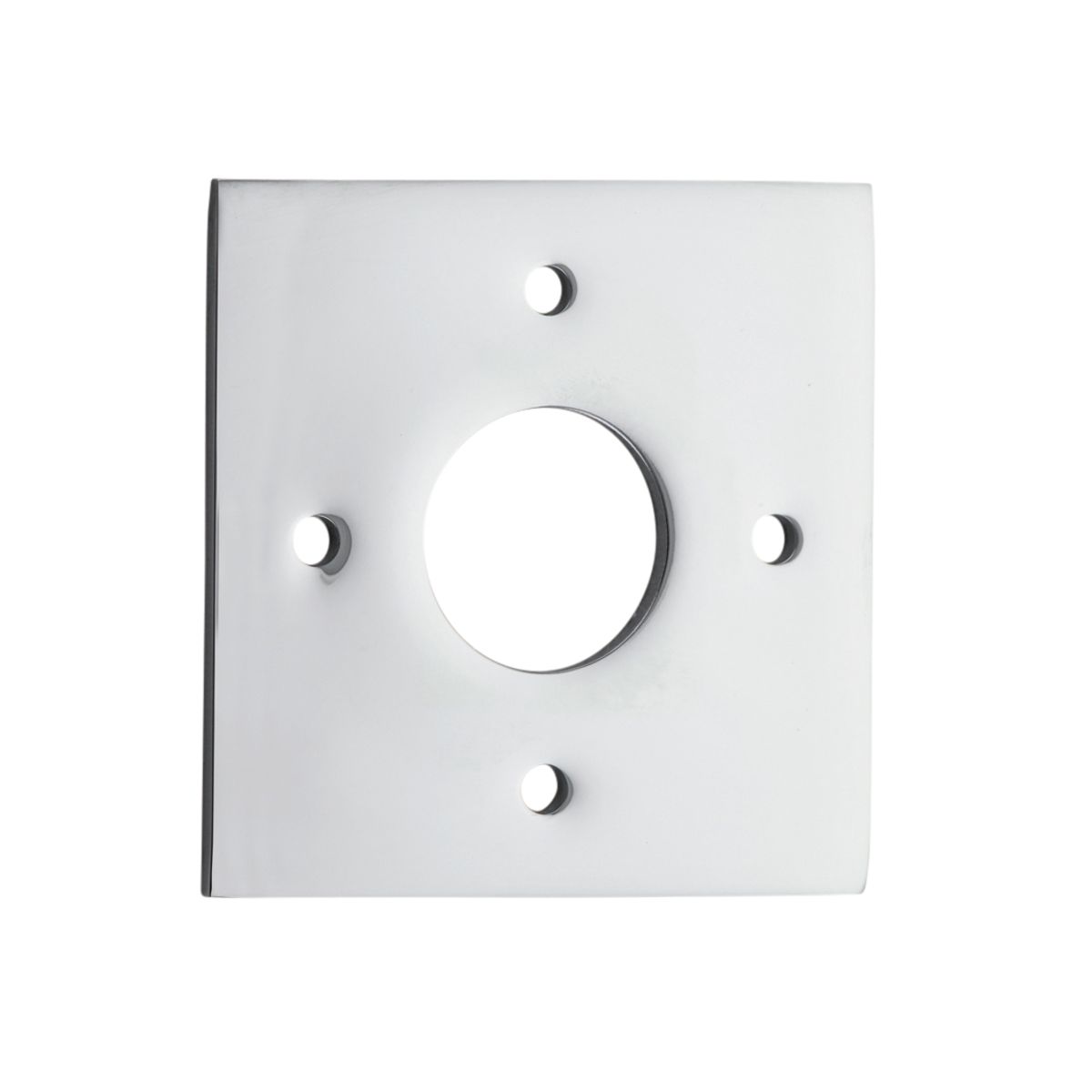 0244 - Adaptor Plate - Square - Polished Chrome
