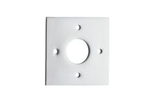 0244 - Adaptor Plate - Square - Polished Chrome