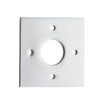 0244 - Adaptor Plate - Square - Polished Chrome