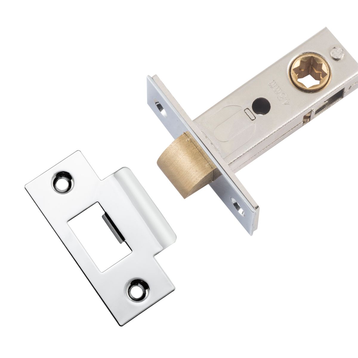 21462 - Split Cam Tube Latch - 45mm Backset - Polished Chrome