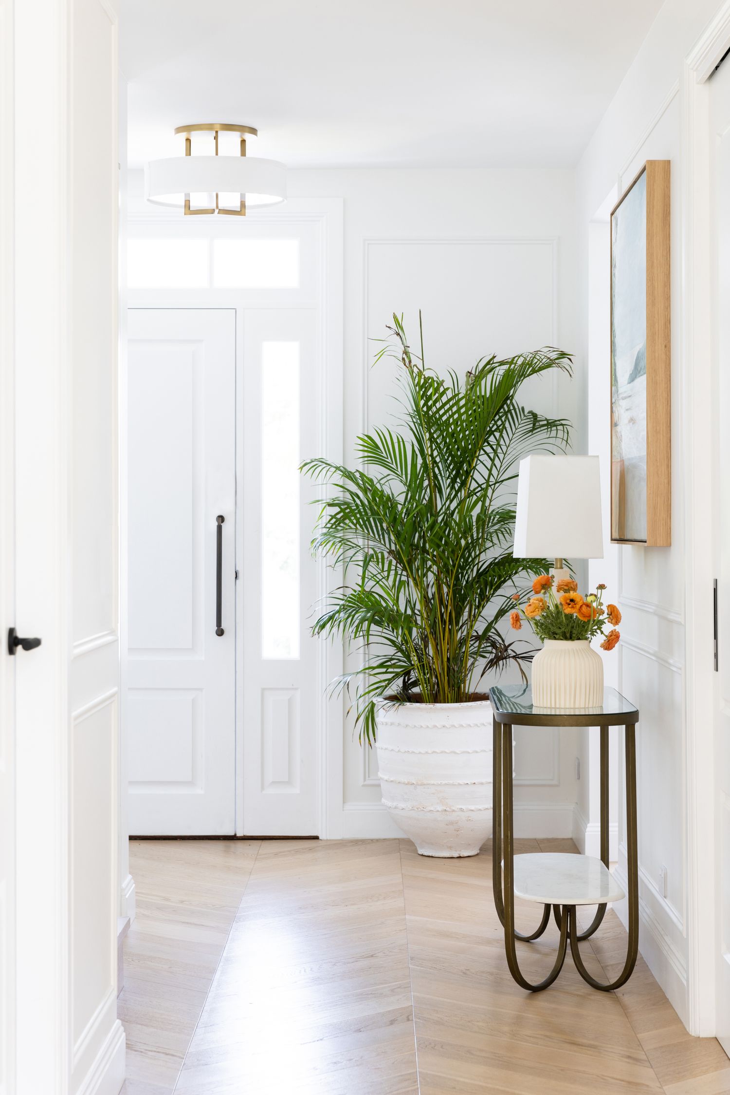 0479KENTR60KT - Brunswick Pull Handle - 600mm Entrance Kit with Separate High Security Lock - Satin Nickel - Entrance