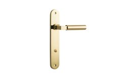 10266 - Berlin Lever - Oval Backplate - Polished Brass - Passage
