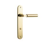 10266 - Berlin Lever - Oval Backplate - Polished Brass - Passage