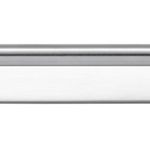 21005B - Helsinki Cabinet Pull with Backplate - CTC128mm - Brushed Chrome