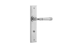 12286 - Verona Lever - Chamfered Backplate - Brushed Chrome - Passage