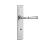 12286 - Verona Lever - Chamfered Backplate - Brushed Chrome - Passage
