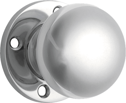 Retro Fit Mortice Knob - Round Rose