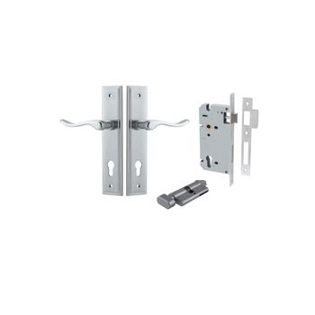 Stirling Lever - Stepped Backplate Entrance Kit with High Security Lock
