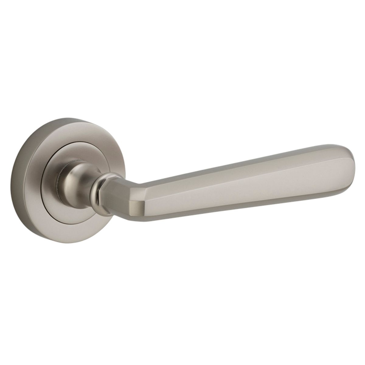 20809 - Copenhagen Lever - Round Rose - Satin Nickel - Passage