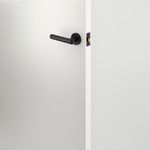 24003KPASS60 - Puerto Lever - Round Rose Passage Kit - Matt Black - Passage