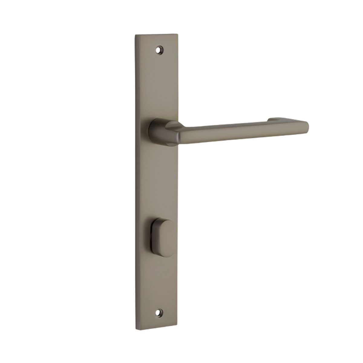 16748P85 - Baltimore Return Lever - Rectangular Backplate - Graphite PVD - Privacy