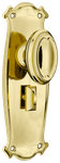 Bungalow Door Knob - Long Backplate