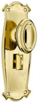 Bungalow Door Knob - Long Backplate