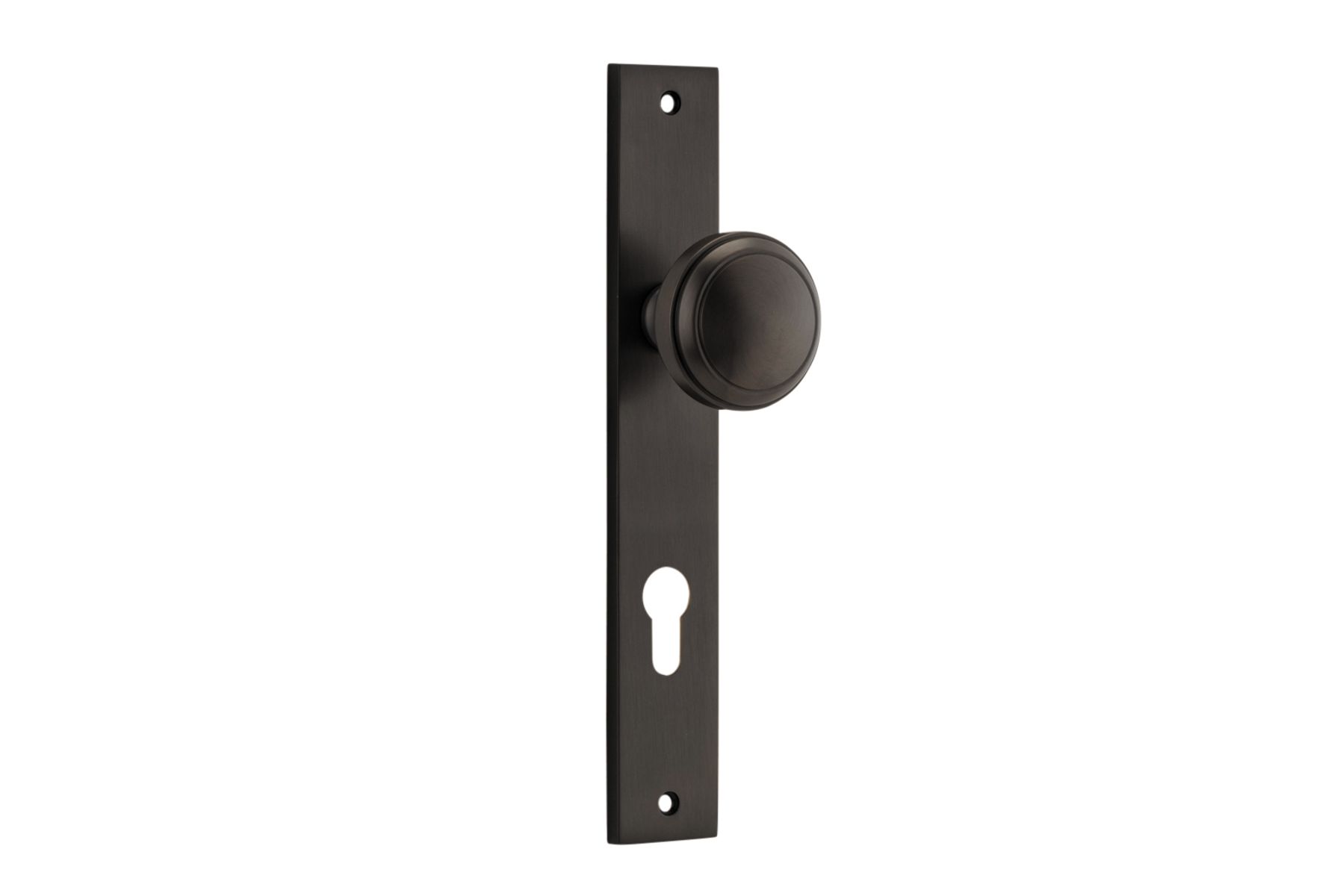 10820E85 - Paddington Knob - Rectangular Backplate - Signature Brass - Entrance