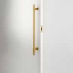 21851 - Roller Latch with Face Plate and Striker - Brushed Brass