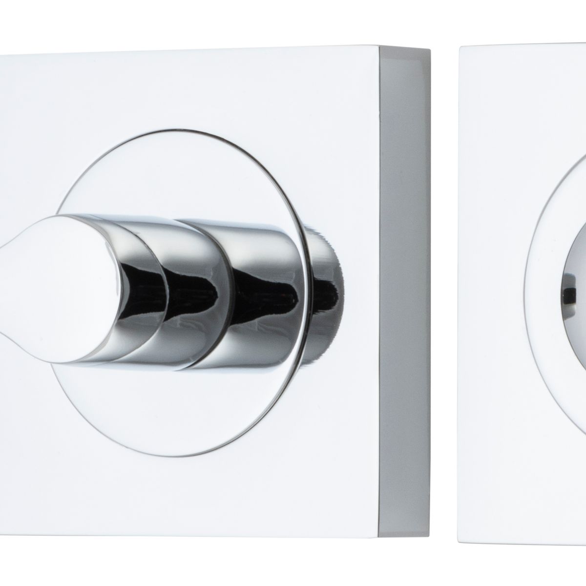 21723 - Accessibility Privacy Turn with Indicator - Square - Polished Chrome