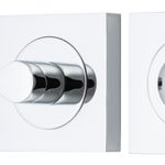 21723 - Accessibility Privacy Turn with Indicator - Square - Polished Chrome