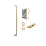 17102KENTR60KT - Sarlat Pull Handle - 600mm Entrance Kit with Separate High Security Lock - Brushed Gold PVD - Entrance