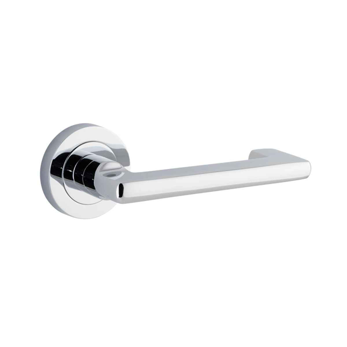 20784 - Baltimore Return Lever - Round Rose - Polished Chrome - Passage