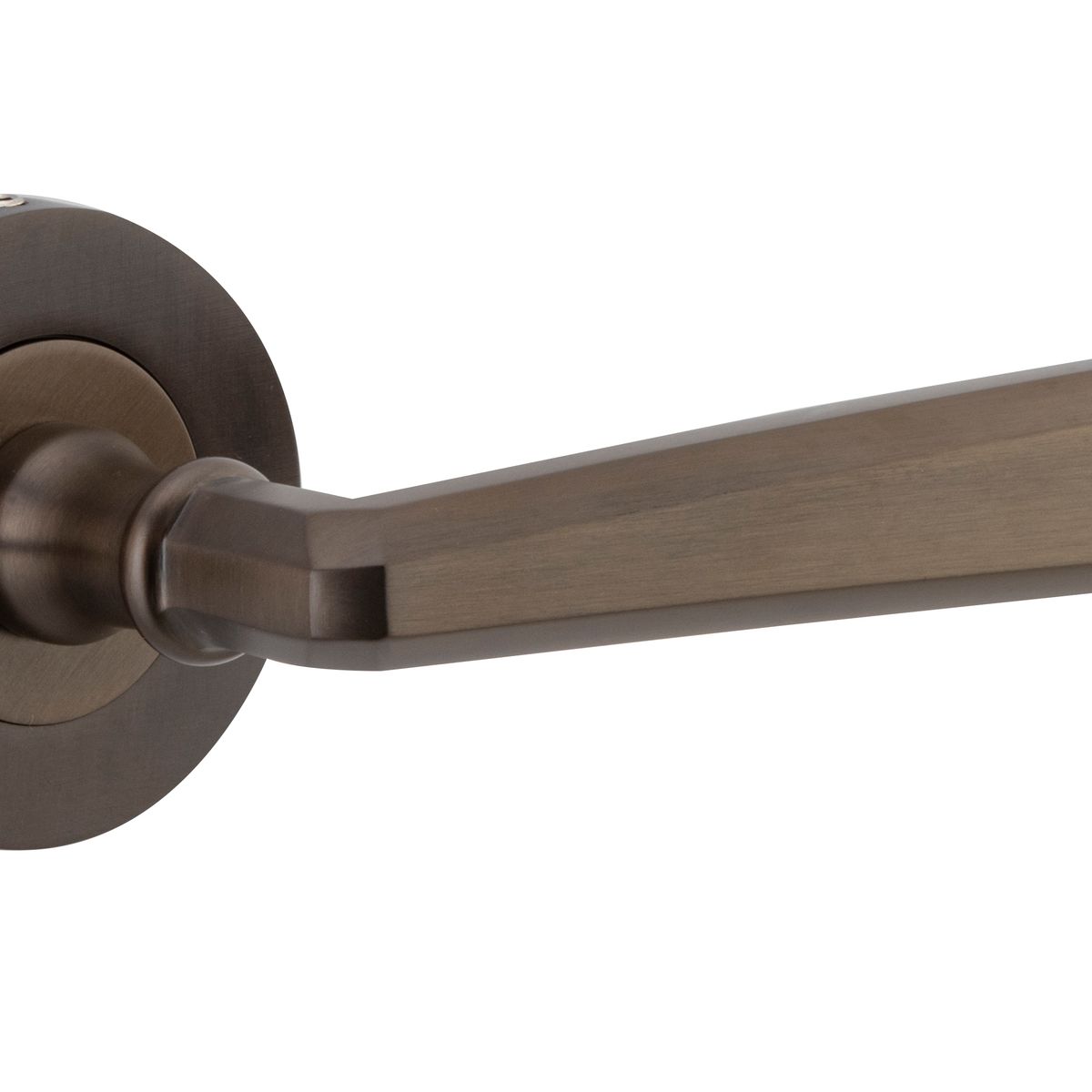 20801KIBPRIV60 - Copenhagen Lever - Round Rose (Inbuilt Privacy) - Signature Brass - Privacy
