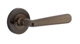 20801KIBPRIV60 - Copenhagen Lever - Round Rose (Inbuilt Privacy) - Signature Brass - Privacy