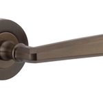 20801KIBPRIV60 - Copenhagen Lever - Round Rose (Inbuilt Privacy) - Signature Brass - Privacy