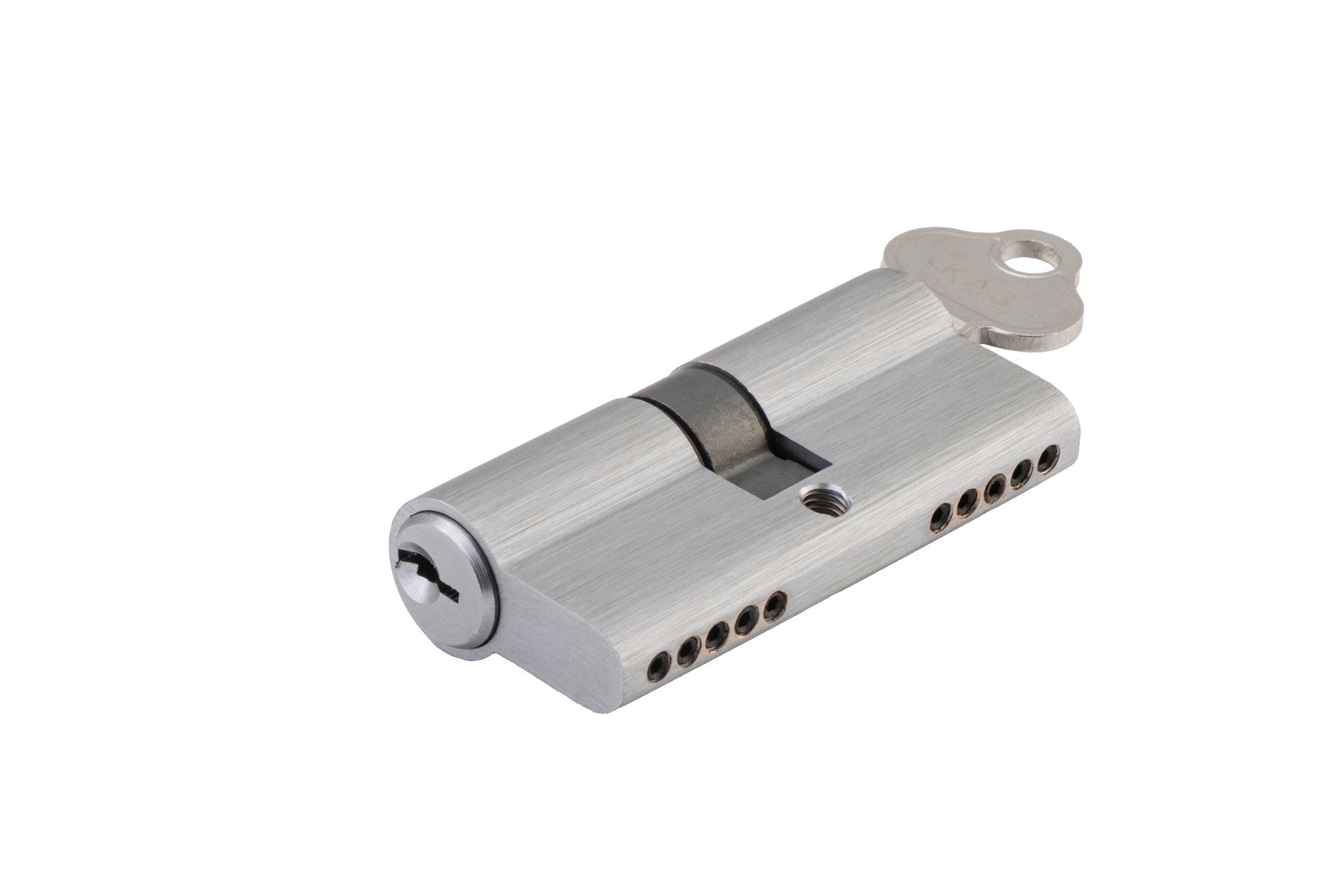 21605 - Euro Cylinder Dual Function 5 Pin - Brushed Chrome - Entrance