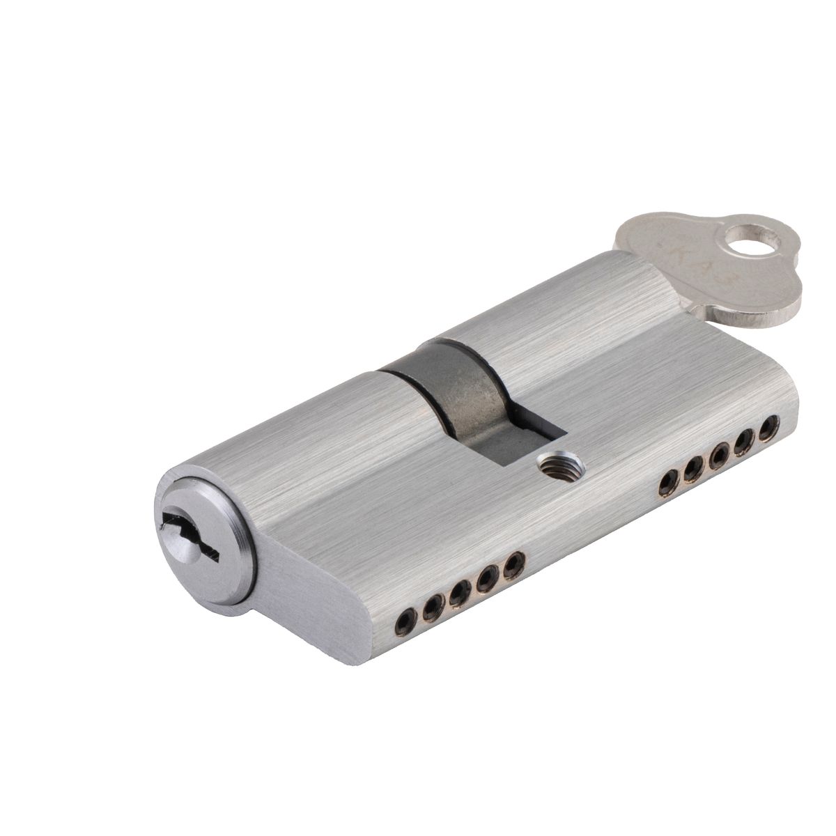 21605 - Euro Cylinder Dual Function 5 Pin - Brushed Chrome - Entrance
