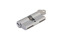 21605 - Euro Cylinder Dual Function 5 Pin - Brushed Chrome - Entrance
