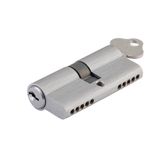 21605 - Euro Cylinder Dual Function 5 Pin - Brushed Chrome - Entrance