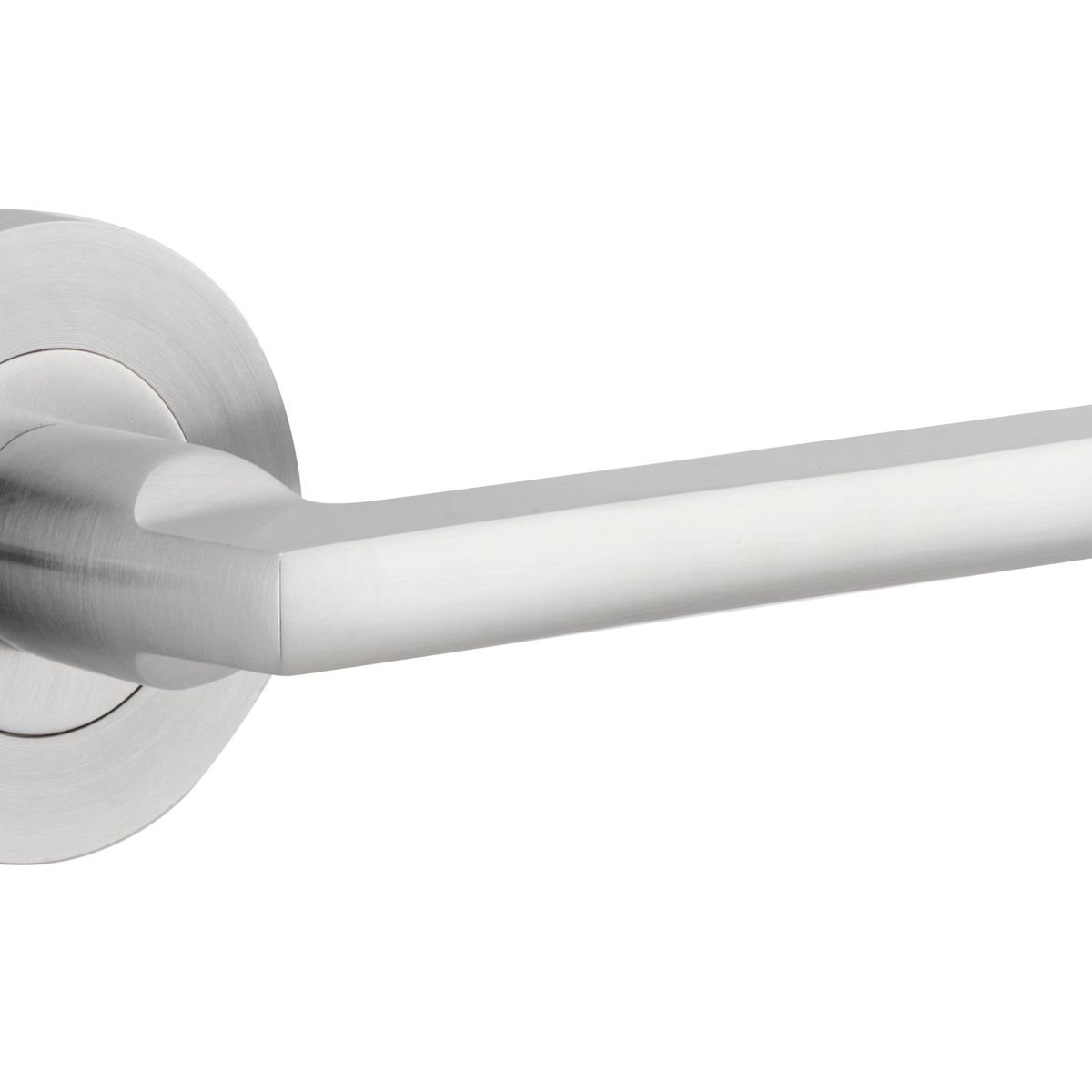 9215KIBPRIV60 - Baltimore Lever - Round Rose (Inbuilt Privacy) - Brushed Chrome - Privacy