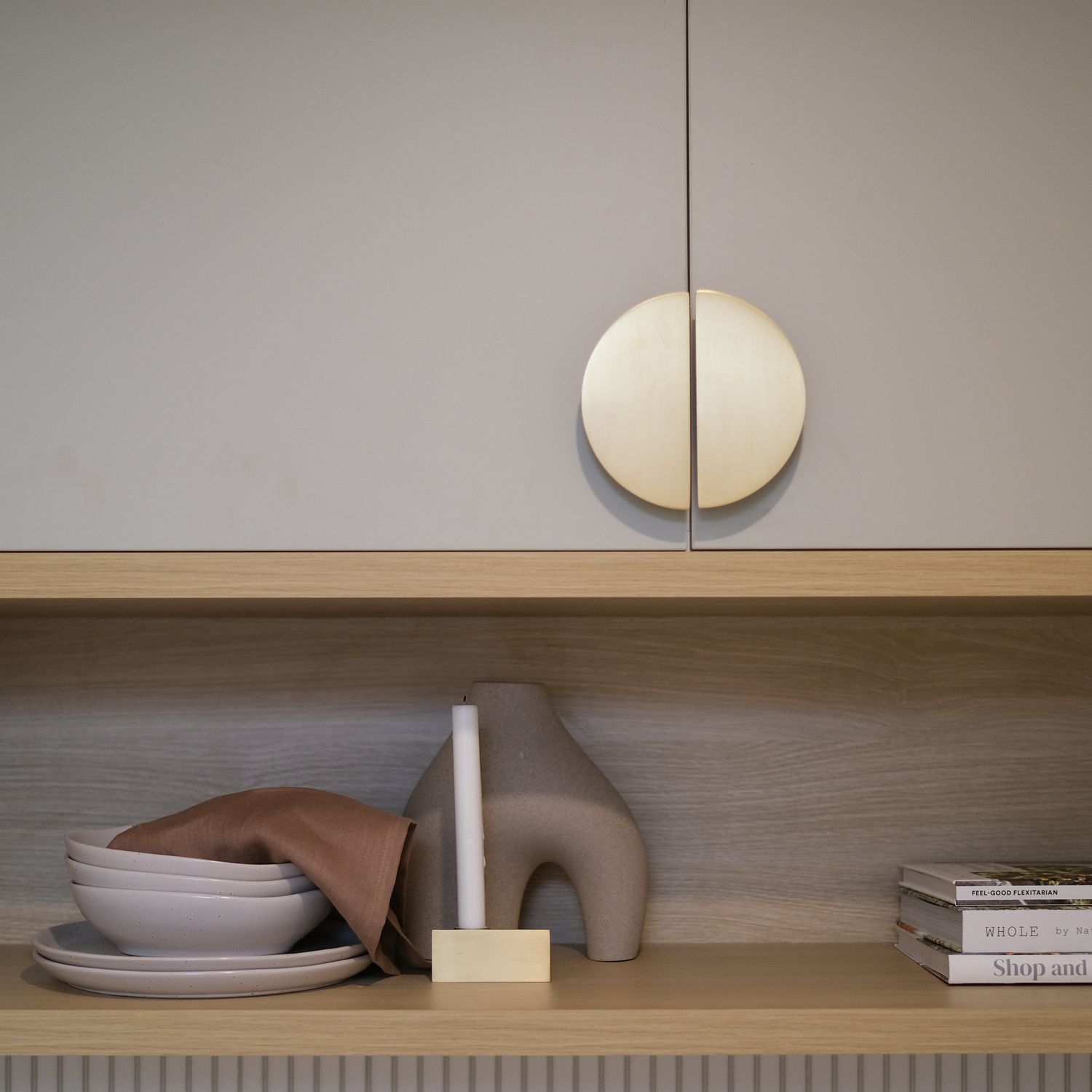 21336 - Osaka Cupboard Pull - Brushed Brass