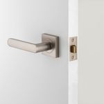 21189 - Osaka Lever - Square Rose - Satin Nickel - Passage