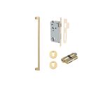 21300KENTR60KK - Baltimore Pull Handle - 600mm Entrance Kit with Separate High Security Lock - Polished Brass - Entrance