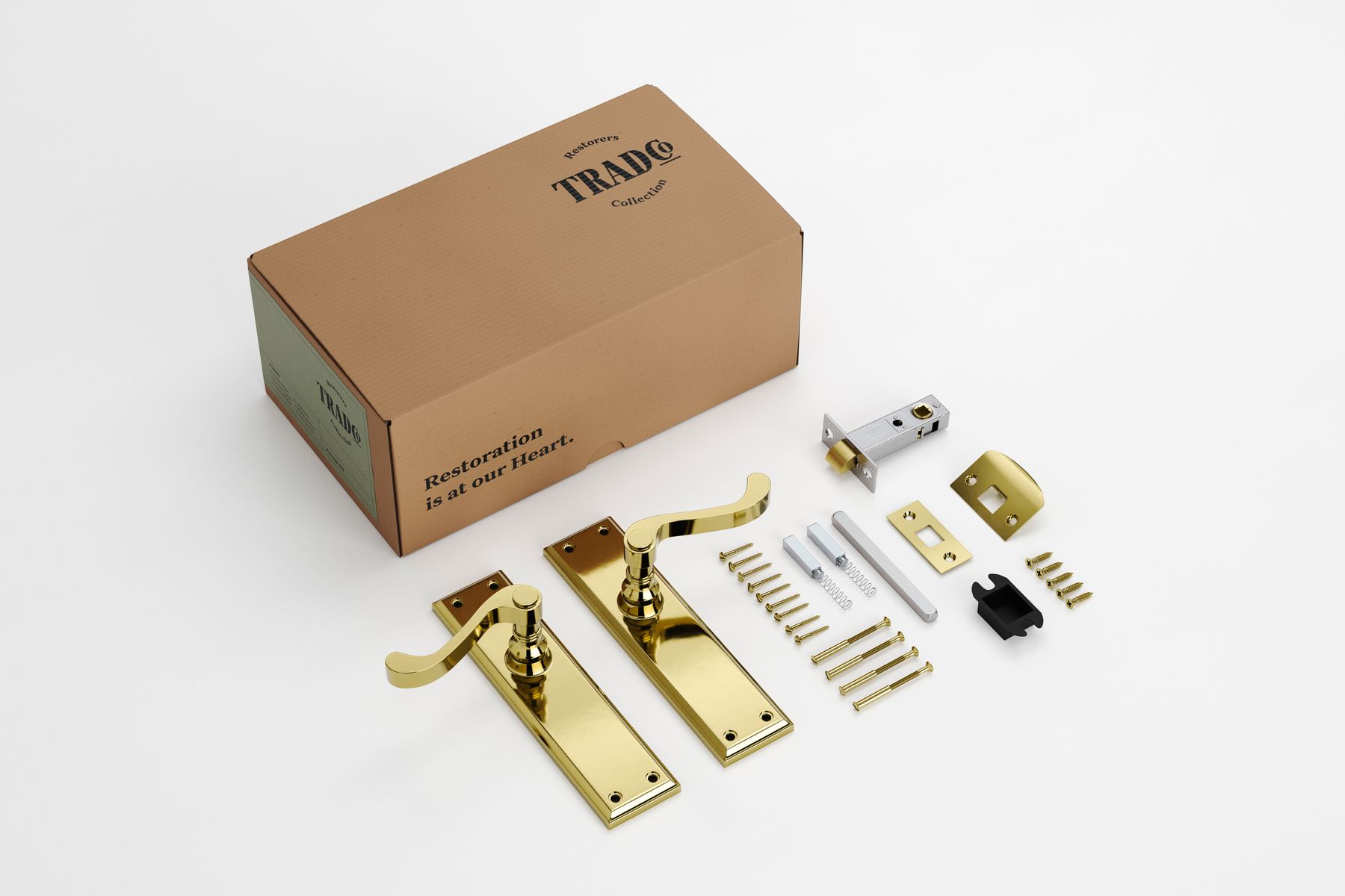 Milton Lever - Long Backplate Passage Set