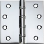 2664 - Ball Bearing Hinge - H100xW100mm - Polished Chrome