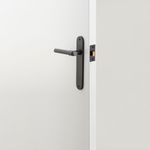 12900 - Helsinki Lever - Oval Backplate - Matt Black - Passage