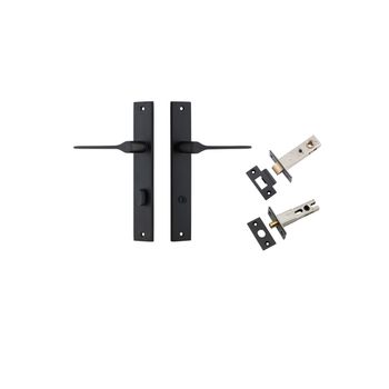 Como Lever - Rectangular Backplate Privacy Kit